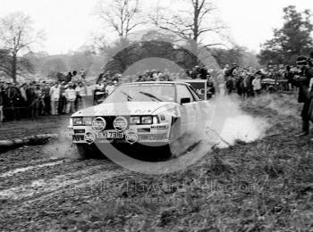 Terry Kaby, Kevin Gormley, Nissan 240 RS, EXI 7316, 1985 RAC Rally, Weston Park, Shropshire.
