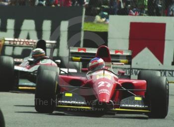 Jean Alesi, Ferrari F93A, Silverstone, British Grand Prix 1993.
