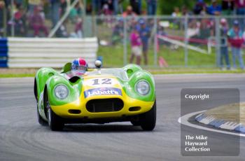 Steve O'Rourke, Lister Jaguar Knobbly, 1993 Labatts World Endurance 1950's Sports Car Race, 1993 British Grand Prix, Silverstone.
