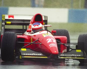 Jean Alesi, Ferrari F93A, European Grand Prix, Donington, 1993
