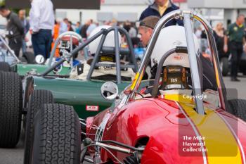 Greg Audi, Lotus 22, Formula Junior, 2016 Silverstone Classic.
