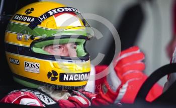 Ayrton Senna, McLaren MP4, Silverstone, British Grand Prix 1991.
