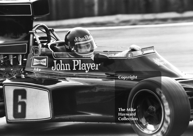Jacky Ickx, John Player Special Lotus 72E, Brands Hatch, Race of Champions 1975.