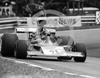 Tom Belso, Williams, Brands Hatch, British Grand Prix 1974.
