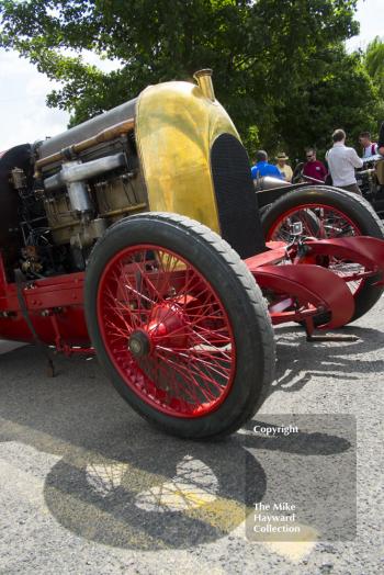The Beast of Turin, Fiat S76, Chateau Impney Hill Climb 2015.
