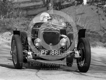 Brian Gillard, Frazer Nash Meadows, 39th National Open meeting, Prescott Hill Climb, 1970. 