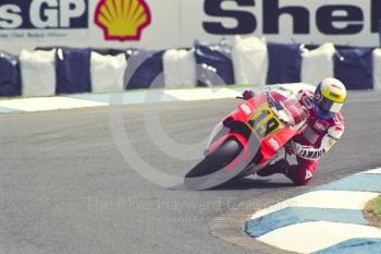 John Kocinski, Marlboro Team Roberts, Yamaha, Donington Park, British Grand Prix 1991. 