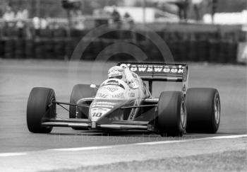 Philippe Alliot, Skoal Bandit RAM 03, Silverstone, British Grand Prix 1985.
