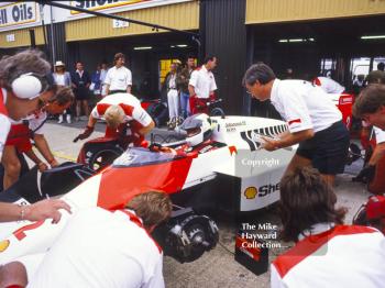Stefan Johansson, Marlboro McLaren MP4/3, British Grand Prix, Silverstone, 1987
