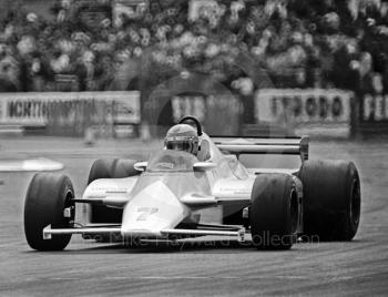 Winner John Watson, Marlboro McLaren MP4, Silverstone, British Grand Prix 1981.
