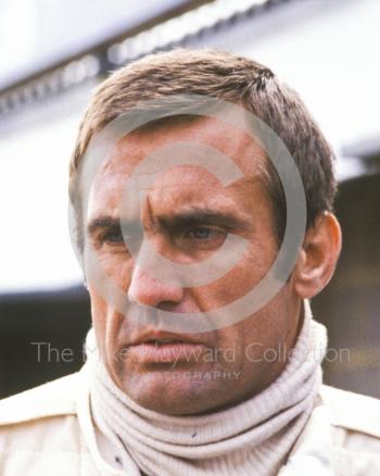 Carlos Reutemann before the start of the race, Silverstone, British Grand Prix 1979.
