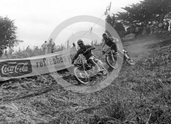 250cc riders competing, Kinver, Staffordshire, 1964.