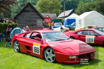 Richard Prior's F355, Shelsley Walsh Hill Climb, June 1st 2014. 