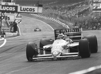 Nelson Piquet, Williams Honda, Brands Hatch, British Grand Prix 1986.
