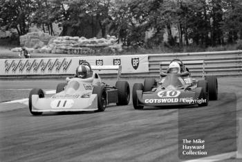 David Wetton, Reynard SF79, Tony Barley, Reynard SF79, Computacar Formula Ford 2000 Championship Race, Donington Park, June 24, 1979.
