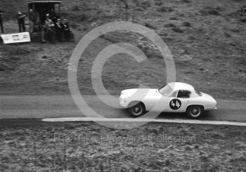 L Bradford (my dentist at the time!), Lotus Elite, Loton Park 1964