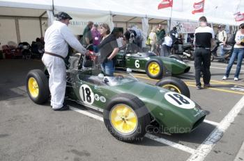 1960 Lotus 18 of John Chisholm, Pre-1966 Grand Prix Cars, Silverstone Classic 2010