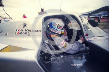 Mauro Baldi, Mercedes-Benz C11, Shell BDRC Empire Trophy, Round 3 of the World Sports Prototype Championship, Silverstone, 1990.
