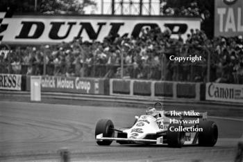 Carlos Reutemann, Williams FW07C, Silverstone, 1981 British Grand Prix.
