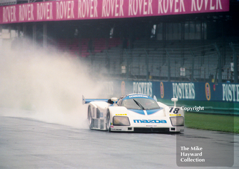 David Kennedy, Mazda 787, Castrol BRDC Empire Trophy, World Sports Car Championship, Silverstone, 1991.