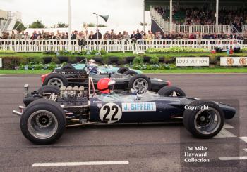 Geoff Farmer, Lotus 49B, Glover Trophy, Goodwood Revival, 1999
