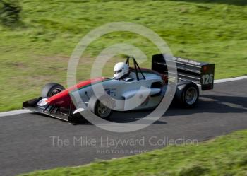 Geoff Guile, OMS CF04, Hagley and District Light Car Club meeting, Loton Park Hill Climb, September 2013. 