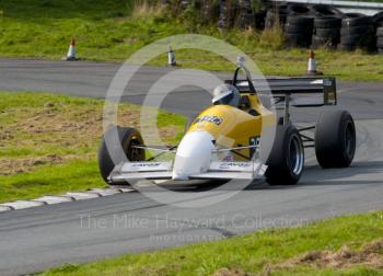 Lesley Sheridan, Reynard 903, Hagley and District Light Car Club meeting, Loton Park Hill Climb, September 2013.