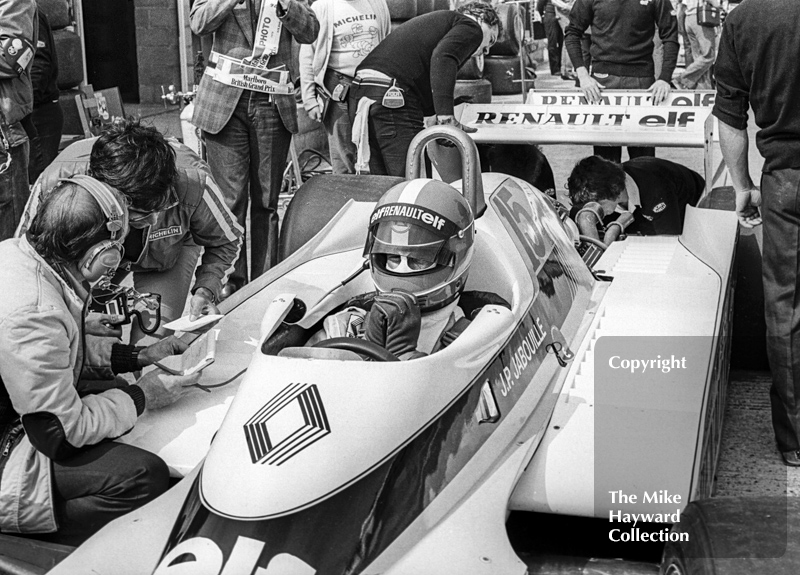 Jean Pierre Jabouille, Renault RS10, Silverstone, British Grand Prix 1979.