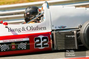 Mark Dwyer, F5000 March 742, Derek Bell Trophy, 2016 Gold Cup, Oulton Park.
