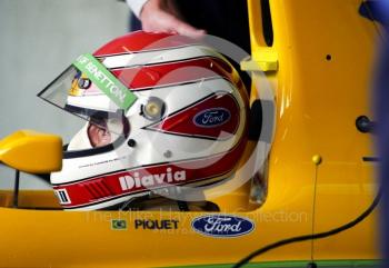 Nelson Piquet, Benetton B191, Silverstone, British Grand Prix 1991.
