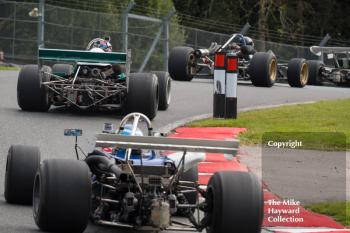 Formula 2 cars at Lodge, 2017 Gold Cup, Oulton Park.
