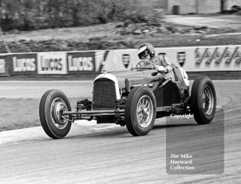 Ron Footit, Cognac Special, VSCC race meeting, Donington, May 1979.