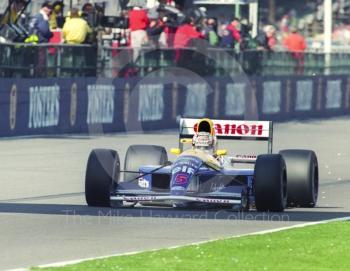 Nigel Mansell, Williams FW14, Silverstone, British Grand Prix, Silverstone, 1991.
