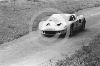 John Macklin, GT40, Prescott hill climb, 1967.