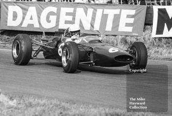 Brian Hart, Ron Harris Team Lotus Ford 35-F-3, at Old Hall Corner, Oulton Park, Spring International 1965.
