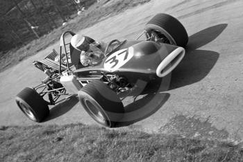 Peter Meldrum, PR2 Ford, Prescott Hill Climb May 1970.