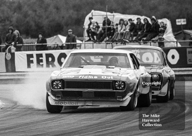 Martin Thomas, WMG Chevrolet Camaro 350, Silverstone International Trophy meeting 1972.