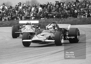 Mike Walker, Alan McKechnie, F5000 McLaren Chevrolet, Silverstone International Trophy 1970.
