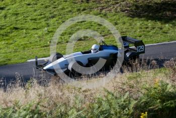 Paul Haimes, Gould GR59, Hagley and District Light Car Club meeting, Loton Park Hill Climb, September 2013. 