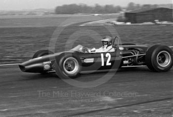 Piers Courage, Brabham BT23C, Thruxton Easter Monday F2 International, 1968.
