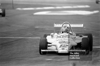 Jonathan Palmer, West Surrey Engineering Ralt RT3/80 Toyota, Marlboro British Formula 3 championship held at the 1981 Grand Prix, Silverstone.
