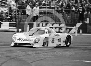 Yojiro Terada/David Kennedy, Mazda 737C, World Endurance Championship, 1984 Grand Prix International 1000km meeting, Silverstone.
