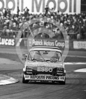 Richard Longman, Datapost Austin Metro, British Touring Car Championship round, 1981 British Grand Prix, Silverstone.
