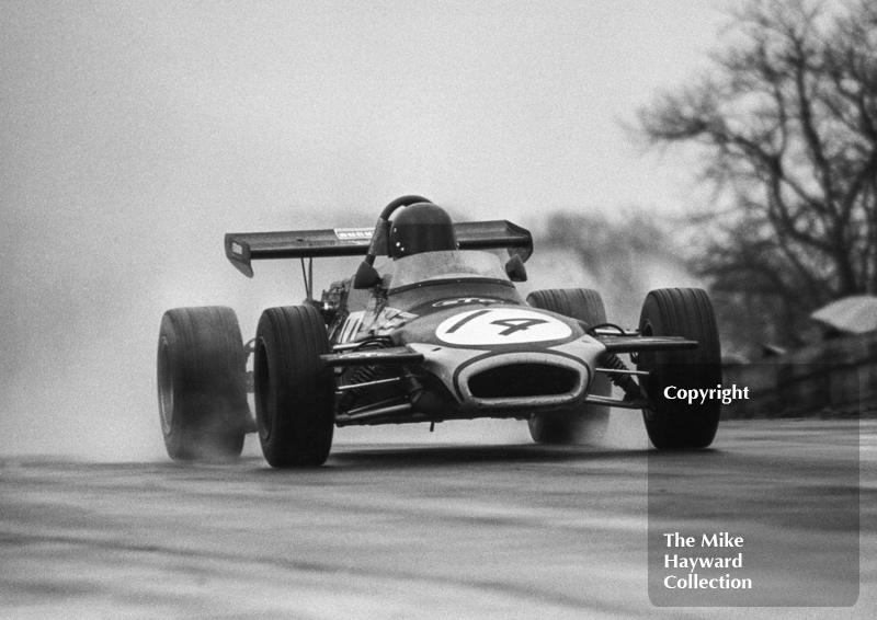 Dick Barker, Brabham BT28-20, Oulton Park, John Player Formula 2, 1972.