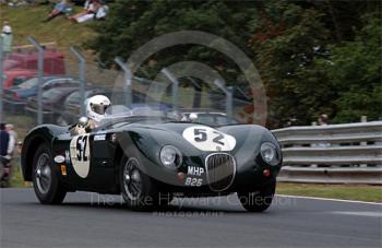 David Wenman, Jaguar C type, BRDC Historic Sports car Championship, Oulton Park Gold Cup, 2003
