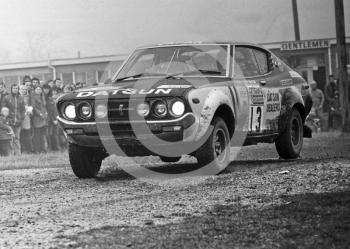 Harry Kallstrom/Claes Billstam, Datsun Violet, 86 34, 1974 RAC Rally
