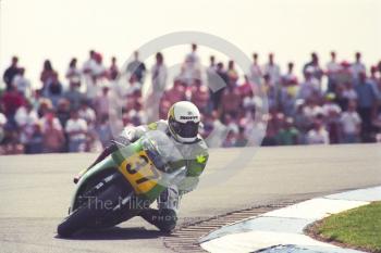 Kunio Machii, Yamaha, Donington Park, British Grand Prix 1991. 