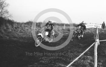 Motorcycle scramblers, motorcycle scramble at Spout Farm, Malinslee, Telford, Shropshire between 1962-1965