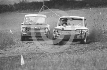 S Bye, Hillman Imp, Express & Star National Autocross, Pattingham, South Staffordshire, 1968.