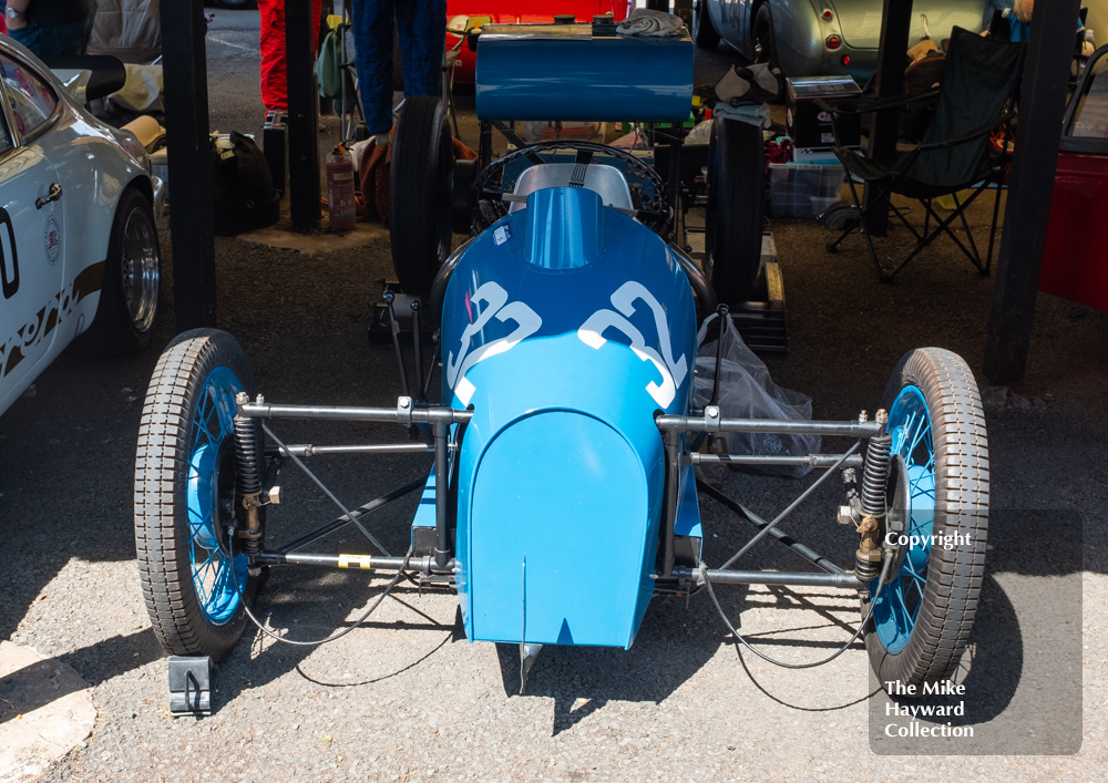 Freikaiserwagen in the paddock, Shelsley Walsh Classic Nostalgia, 16th July 2022.